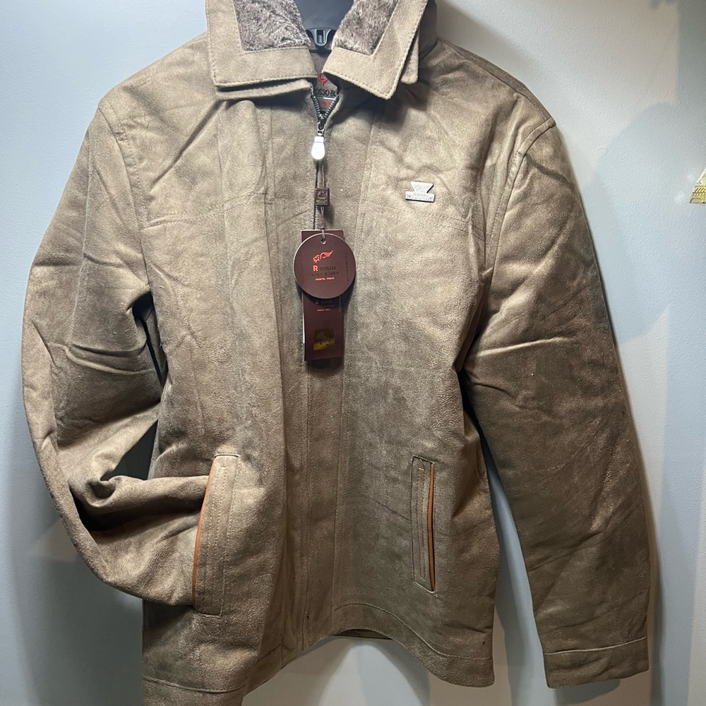 Men's Tan Jacket made in Italy 🇮🇹